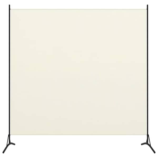 Vidaxl 1-panel Room Divider Cream White 175x180 Cm Vidaxl 1-panel Room Divider Cream White 175x180 Cm