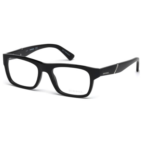 Diesel Optical Frame Shiny Black Plastic For Men DL5240 001 51