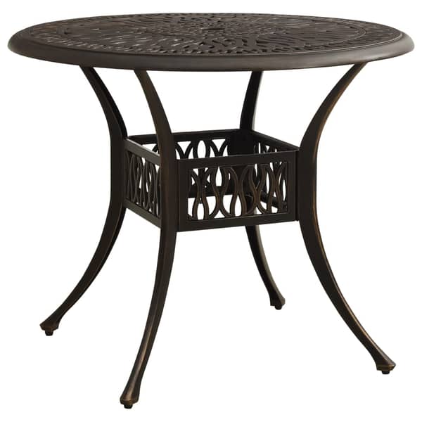 Vidaxl Garden Table Bronze 90x90x74 Cm Cast Aluminium