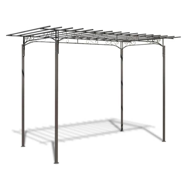vidaXL Rose Arch Garden Arbor Steel Garden Decoration vidaXL Rose Arch Garden Arbor Steel Garden Decoration
