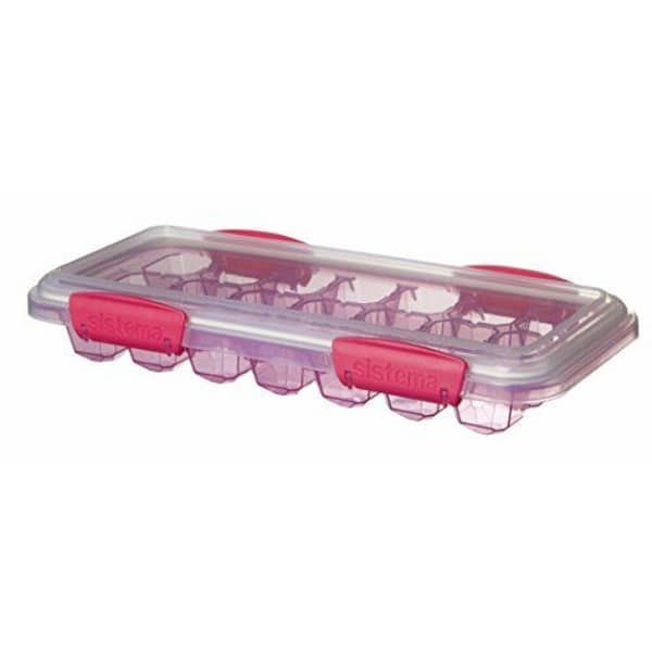 Sistema - Ice Tray Klip It Accents - Pink