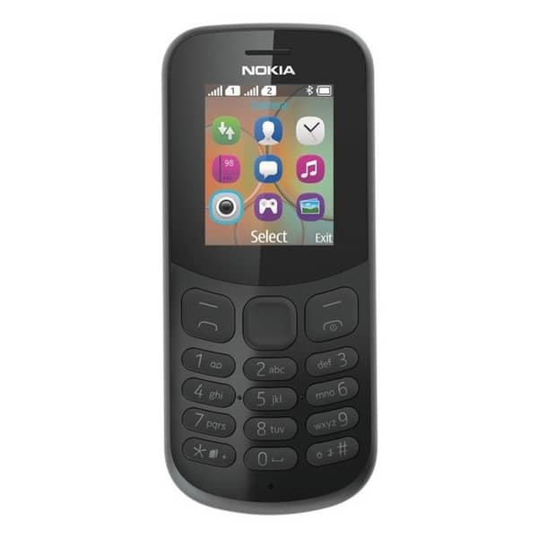 Nokia 130 TA1017 Dual Sim Mobile Phone Black