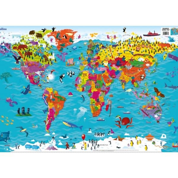 Collins Children's World Map Collins Children's World Map