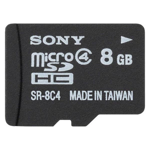 Sony SR8A4T1 micro SD Card 8GB Class4 Sony SR8A4T1 micro SD Card 8GB Class4