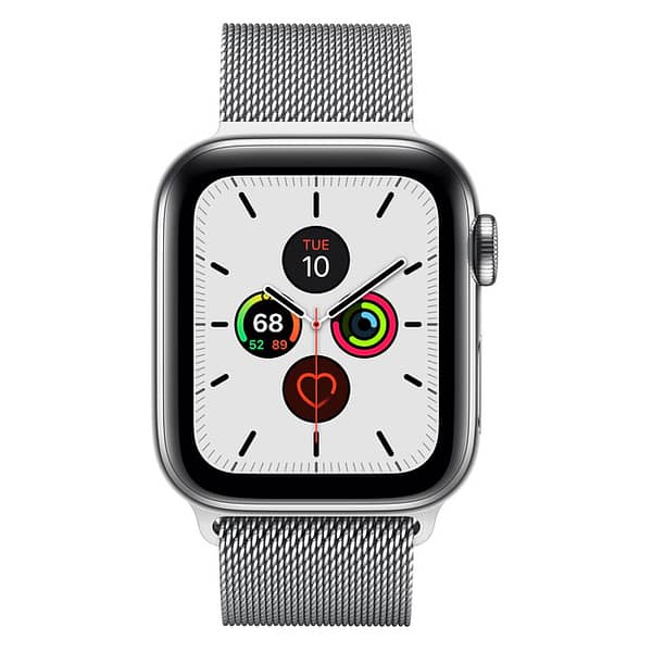 Apple Watch Series 5 GPS + Cellular 44mm Stainless Steel Case with Stainless Steel Milanese Loop Pre order Apple Watch Series 5 GPS + Cellular 44mm Stainless Steel Case with Stainless Steel Milanese Loop Pre order