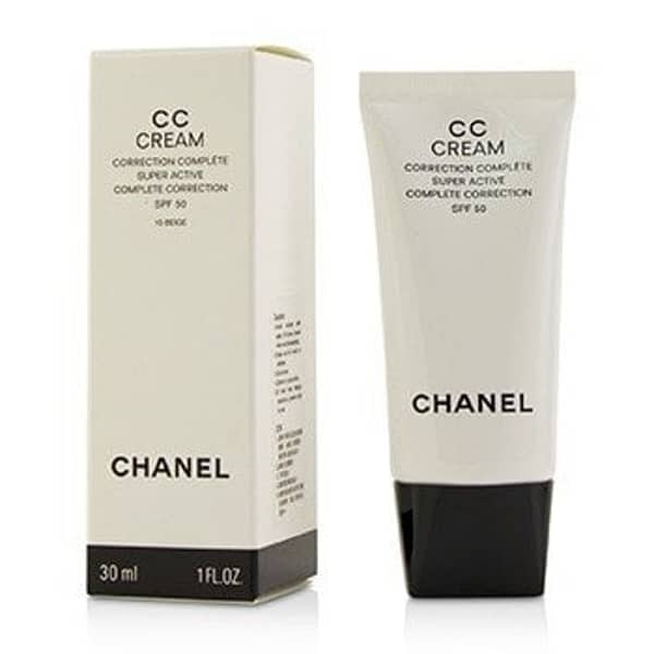 Chanel Cc Cream Super Active Complete Correction Spf 50 # 10 Beige 30ml/1oz Chanel Cc Cream Super Active Complete Correction Spf 50 # 10 Beige 30ml/1oz