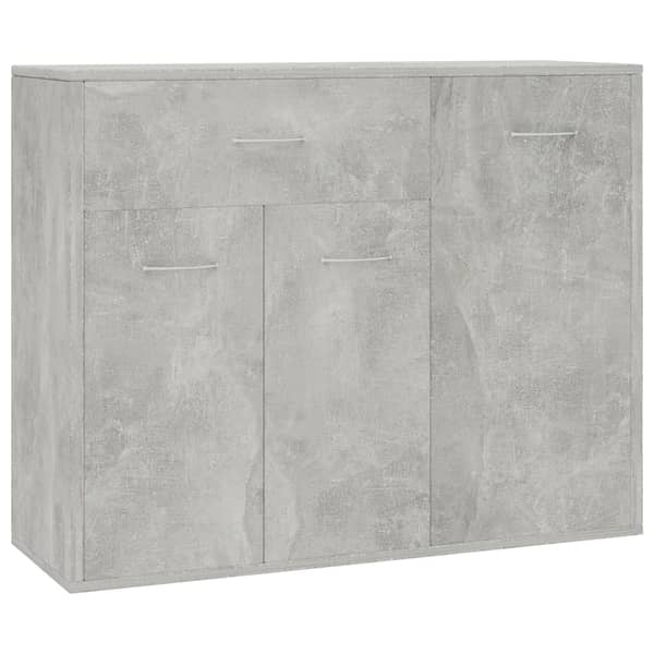 vidaXL Sideboard Concrete Grey 88x30x70 cm Engineered Wood vidaXL Sideboard Concrete Grey 88x30x70 cm Engineered Wood