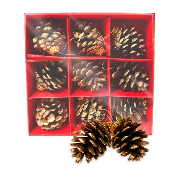 Christmas Magic Pine Cone Natural 4.5cm 9pc Christmas Magic Pine Cone Natural 4.5cm 9pc
