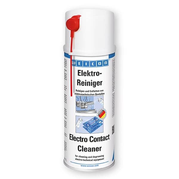 Weicon Electrical Cleaner 400ml Spray Contact Spray For Electronic Components Dissolves Corrosion Removes Dust And Dirt Increases Conductivity
