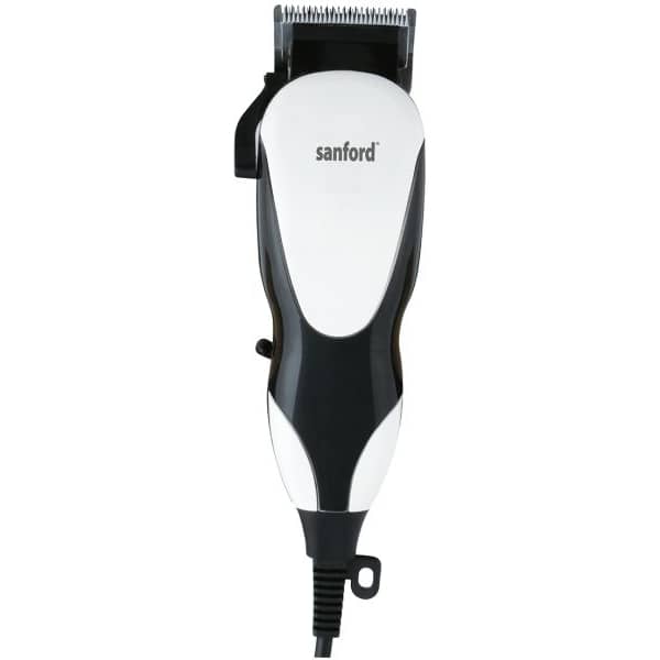 Sanford Hair Clipper with Cilp On Comb Function for Men - SF9706HC BS-White (2 Pin Plug)