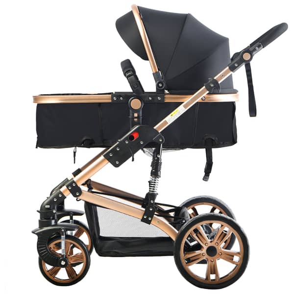 Teknum 3 in 1 Pram Stroller Black