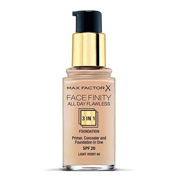 Max Factor Facefinity 3N1 Foundation 40 Light Ivory 81377974