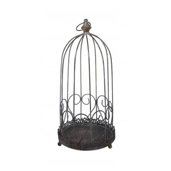 Pan Emirates Brucie Bird Cage-22x22x47cm-Anti Brass