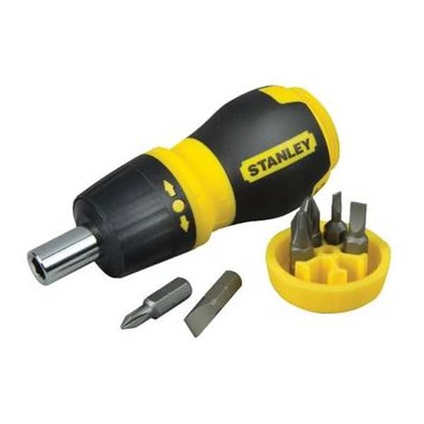 Stanley Multibit Stubby Screwdriver Non Ratchet 0-66-357