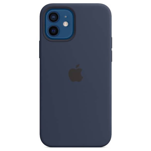 Apple iPhone 12 | 12 Pro Silicone Case with MagSafe - Deep Navy Apple iPhone 12 | 12 Pro Silicone Case with MagSafe - Deep Navy