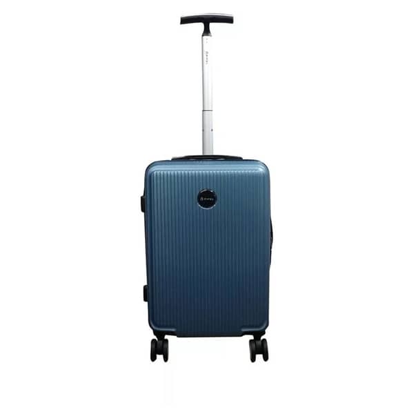 Highflyer Matrix Cabin ABS Trolley Luggage Bag 20 Inch Blue/Pink - THMATRIX20