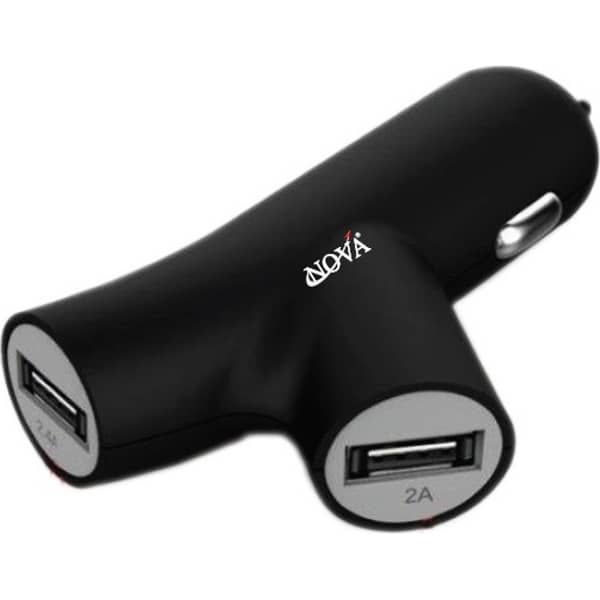 Nova CC300 Car Charger W/ Micro USB Cable White For IPhone 5 Nova CC300 Car Charger W/ Micro USB Cable White For IPhone 5