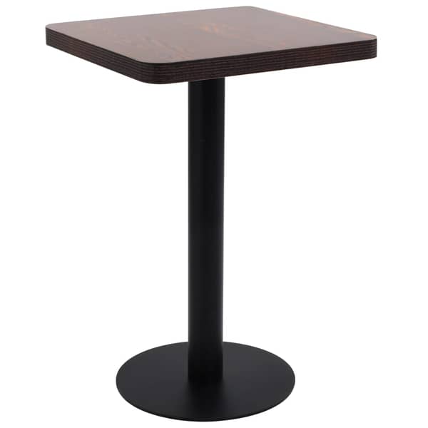 vidaXL Bistro Table Dark Brown 50x50 cm MDF vidaXL Bistro Table Dark Brown 50x50 cm MDF