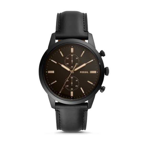 Fossil FS5585 Townsman Analog Leather Watch For Men