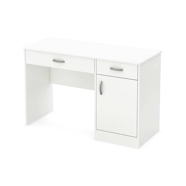 Asghar Furniture - Nikko Study Table - White Asghar Furniture - Nikko Study Table - White