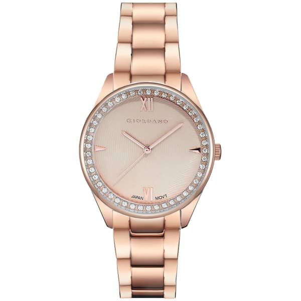 Giordano Women's Analog Rose Gold Dial Watch - 2911-CC