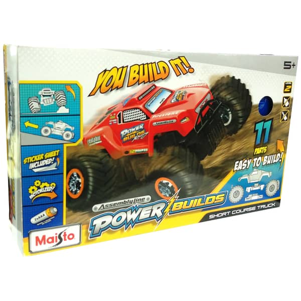 Maisto 82036 Power Builds Short Course Truck - Color May Vary Maisto 82036 Power Builds Short Course Truck - Color May Vary
