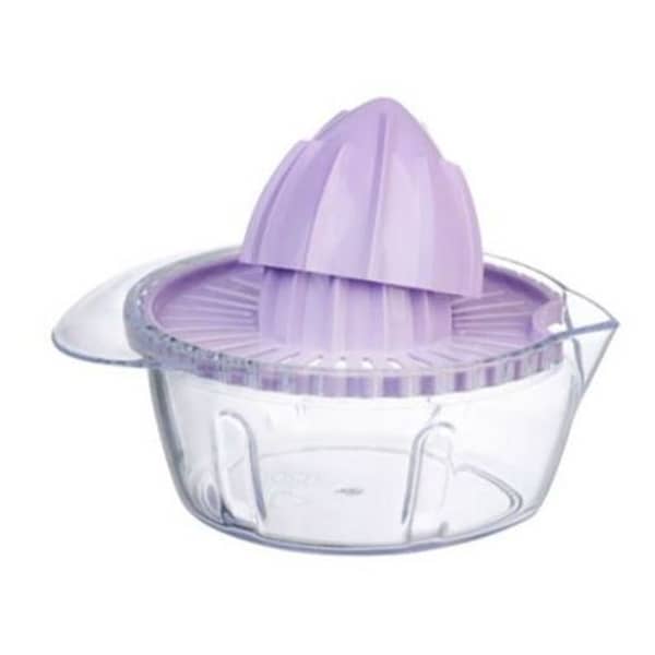 Gondol Double Head Citrus Squeezer Clear/Purple 15cm