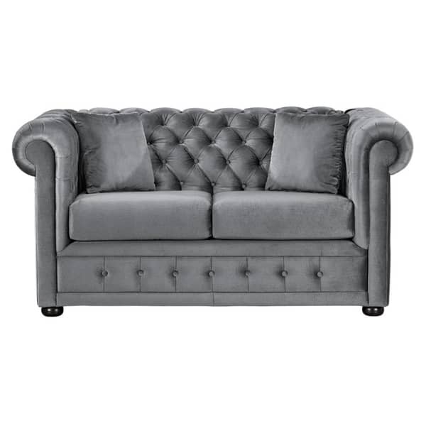 Royal Furniture Opera 2 Seater Sofa 160 x 92 x 80 cm Upholsted Fabric Grey Royal Furniture Opera 2 Seater Sofa 160 x 92 x 80 cm Upholsted Fabric Grey