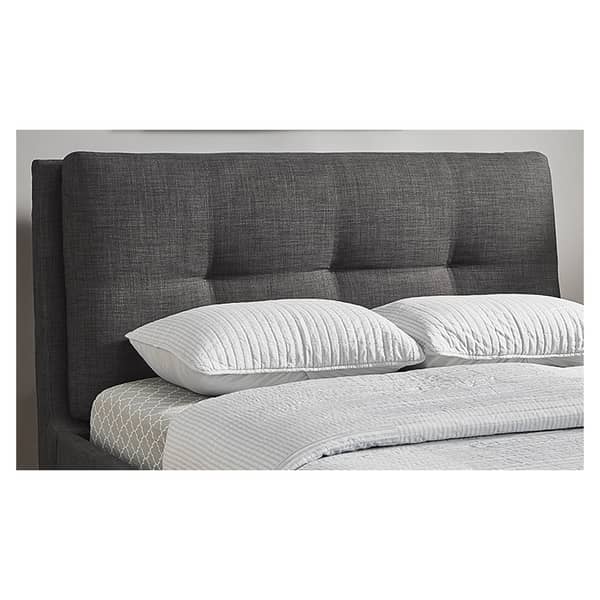 Plush Tufted Padded Headboard Super King without Mattress Charcoal Grey Plush Tufted Padded Headboard Super King without Mattress Charcoal Grey