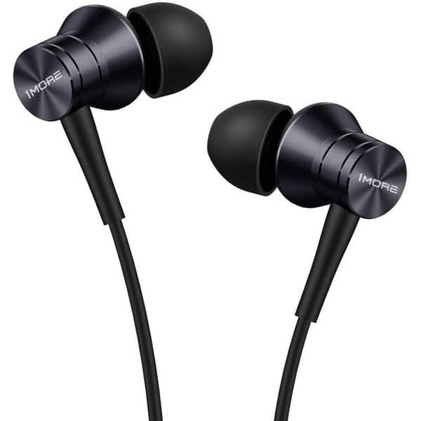 1more E1009 Piston Fit Wired Earphone With Noise Isolation Durable In-ear Headphone Pure Sound Deep Bass Phone Control With Mic 3.5mm Jack - Black 1more E1009 Piston Fit Wired Earphone With Noise Isolation Durable In-ear Headphone Pure Sound Deep Bass Phone Control With Mic 3.5mm Jack - Black