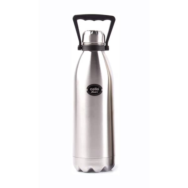 Cello Swift Steel Flask, 1800ml, Silver