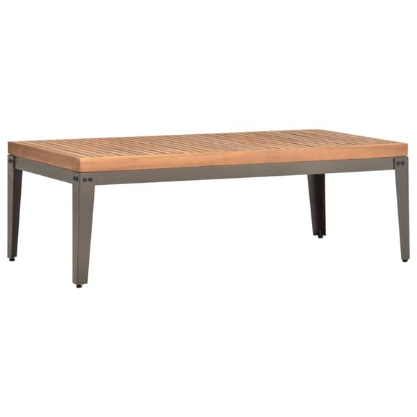 Vidaxl Garden Coffee Table 110x55x36 Cm Solid Acacia Wood Vidaxl Garden Coffee Table 110x55x36 Cm Solid Acacia Wood
