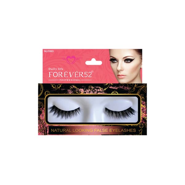 Forever52 Natural Looking False Eyelashes Black NLE003 Forever52 Natural Looking False Eyelashes Black NLE003