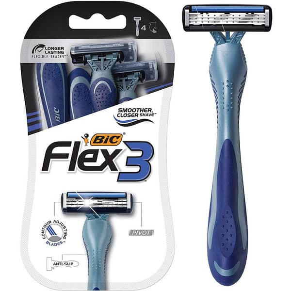 BIC Men's Flex 3 Razor 4pc Set BIC Men's Flex 3 Razor 4pc Set