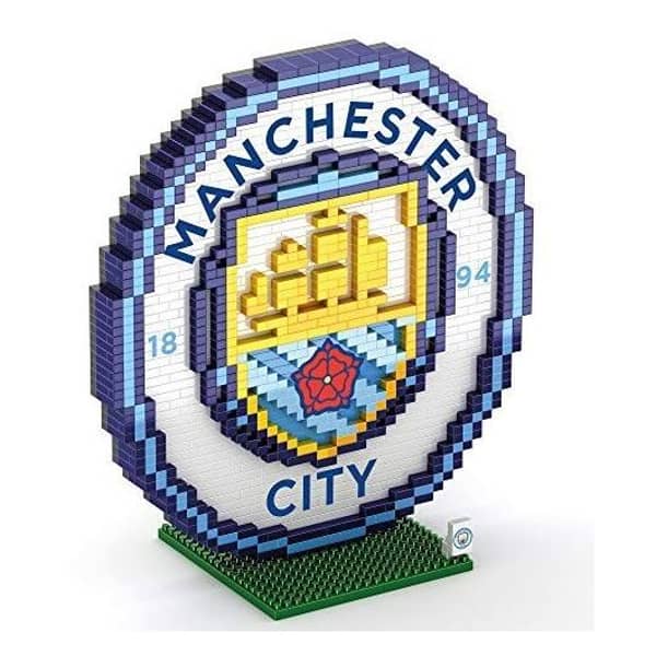 BRXLZ Building Set 3D Manchester City Crest Construction Toy