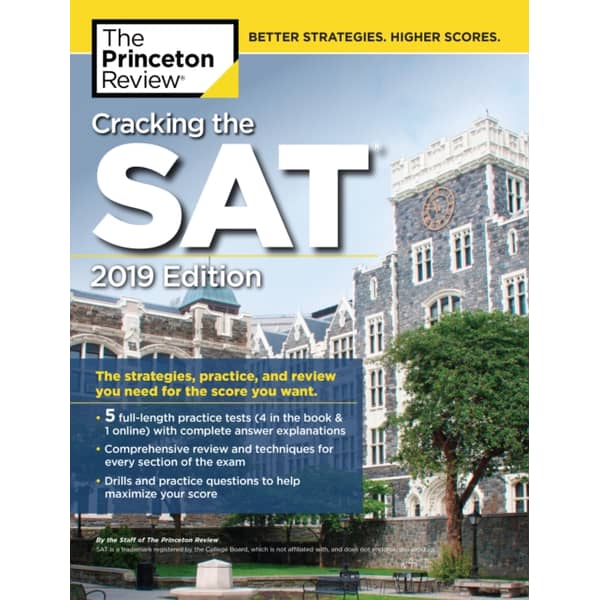 Cracking The Sat With 5 Practice Tests 2019 Edition