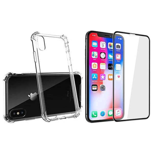 Glassology Tempered Glass + Back Cover Clear For iPhone 8+