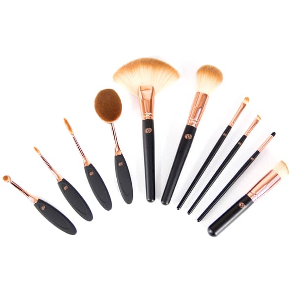 Rio BRCO Make Up Artists Professional Cosmetic Brush Collection 10pc Rio BRCO Make Up Artists Professional Cosmetic Brush Collection 10pc