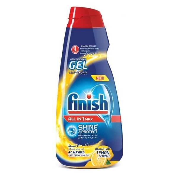 Finish Dishwasher Detergent Concentrated Gel Lemon 1 LItres Finish Dishwasher Detergent Concentrated Gel Lemon 1 LItres
