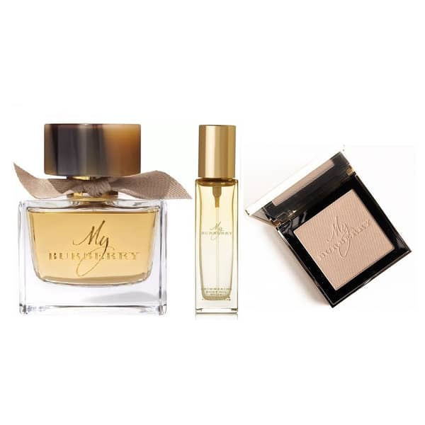 Burberry My Burberry Gift Set For Women (My Burberry EDP 90ml + 30ml Body Oil + 10gm Gold GlowPowder) Burberry My Burberry Gift Set For Women (My Burberry EDP 90ml + 30ml Body Oil + 10gm Gold GlowPowder)