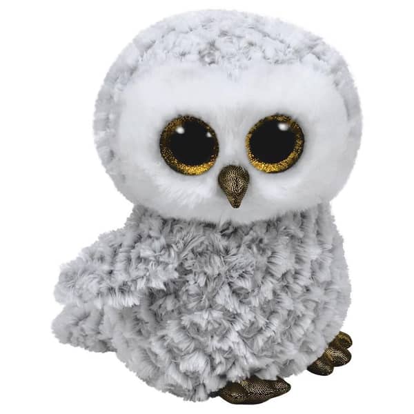 TY Beanie Boos Owl Owlette White Medium 9in