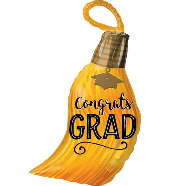 S50 Congrats Grad Tassel Foil Balloon 18in