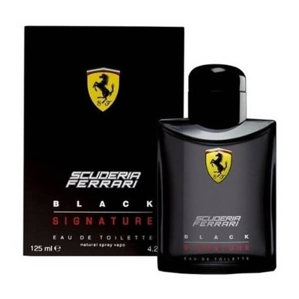 Ferrari Signature Black Perfume For Men 125ml Eau de Toilette Ferrari Signature Black Perfume For Men 125ml Eau de Toilette