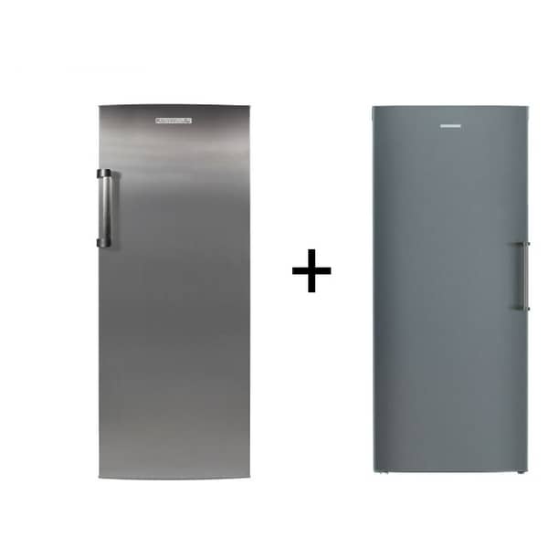 Kenwood Upright Refrigerator 350 Litres KLFVB356SSKFZVB281NFSS + KFZVB281NFSS Upright Freezer