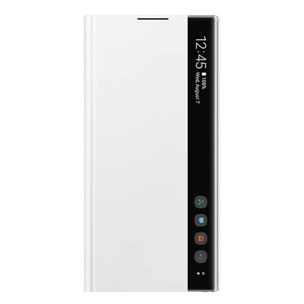 Samsung Clear View Cover White For Note 10 Plus
