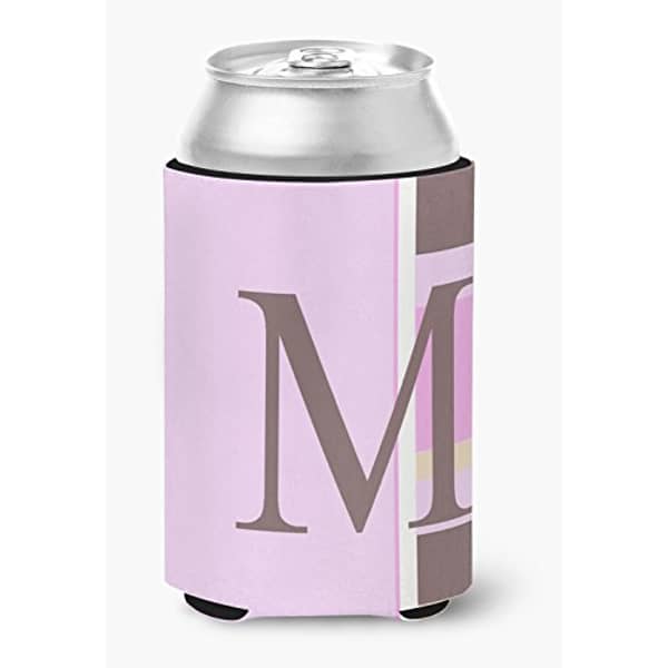 Caroline's Treasures Cj1005-Mcc Letter M Initial Monogram - Pink Stripes Can Or Bottle Beverage Insulator Hugger, Can Hugger, Multicolor Caroline's Treasures Cj1005-Mcc Letter M Initial Monogram - Pink Stripes Can Or Bottle Beverage Insulator Hugger, Can Hugger, Multicolor