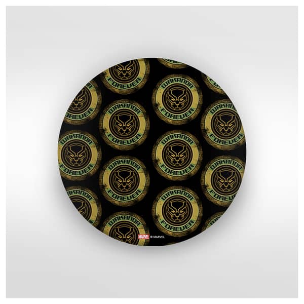 Marvel Wakanda Forever Badge Round Magnet by Wackylicious Marvel Wakanda Forever Badge Round Magnet by Wackylicious