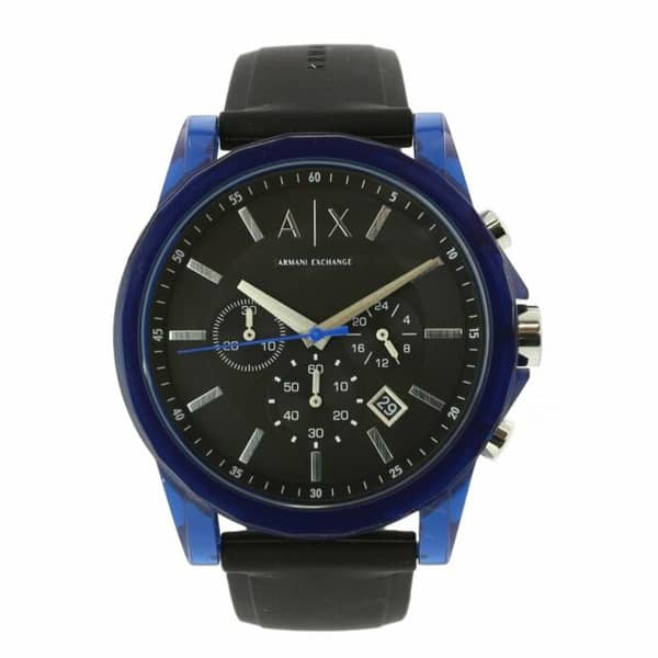 Armani Exchange Black Silicone Men Watch AX1339