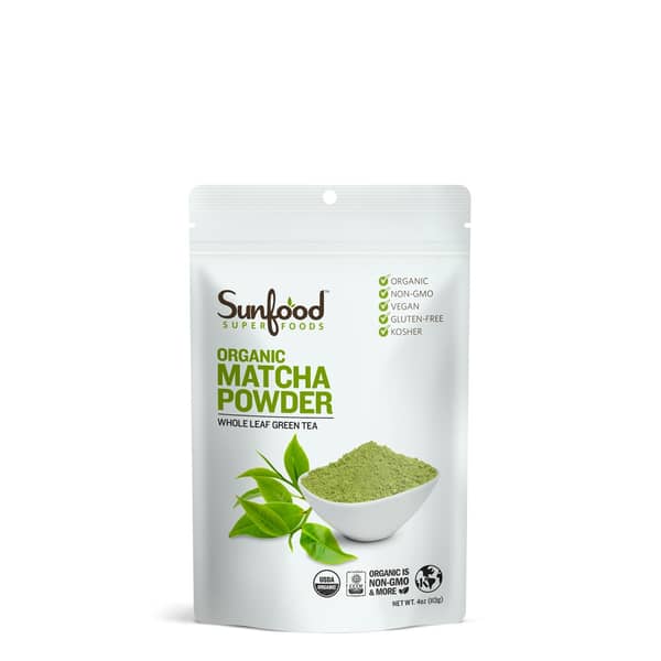 Sunfood Superfoods Organic Matcha Green Tea Powder 4oz Sunfood Superfoods Organic Matcha Green Tea Powder 4oz