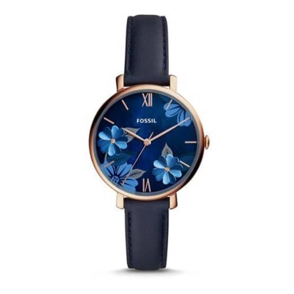 Fossil ES4673 Georgia Analog Leather Watch For Women